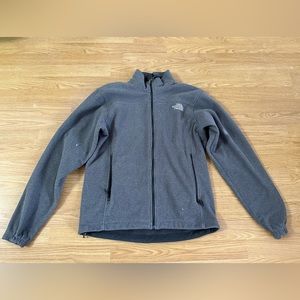 Pre Owned The Northface Fleece Jacket Gray Small Men's
